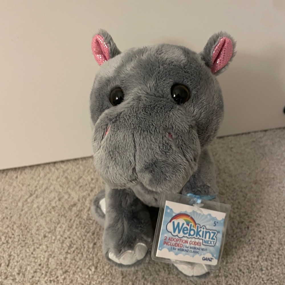 2025 Webkinz Hippo NWT